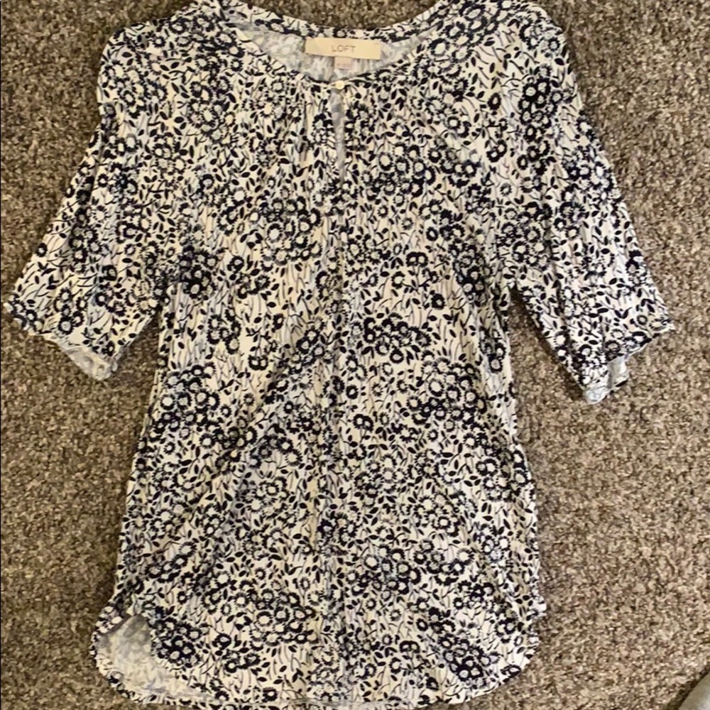 Loft floral top